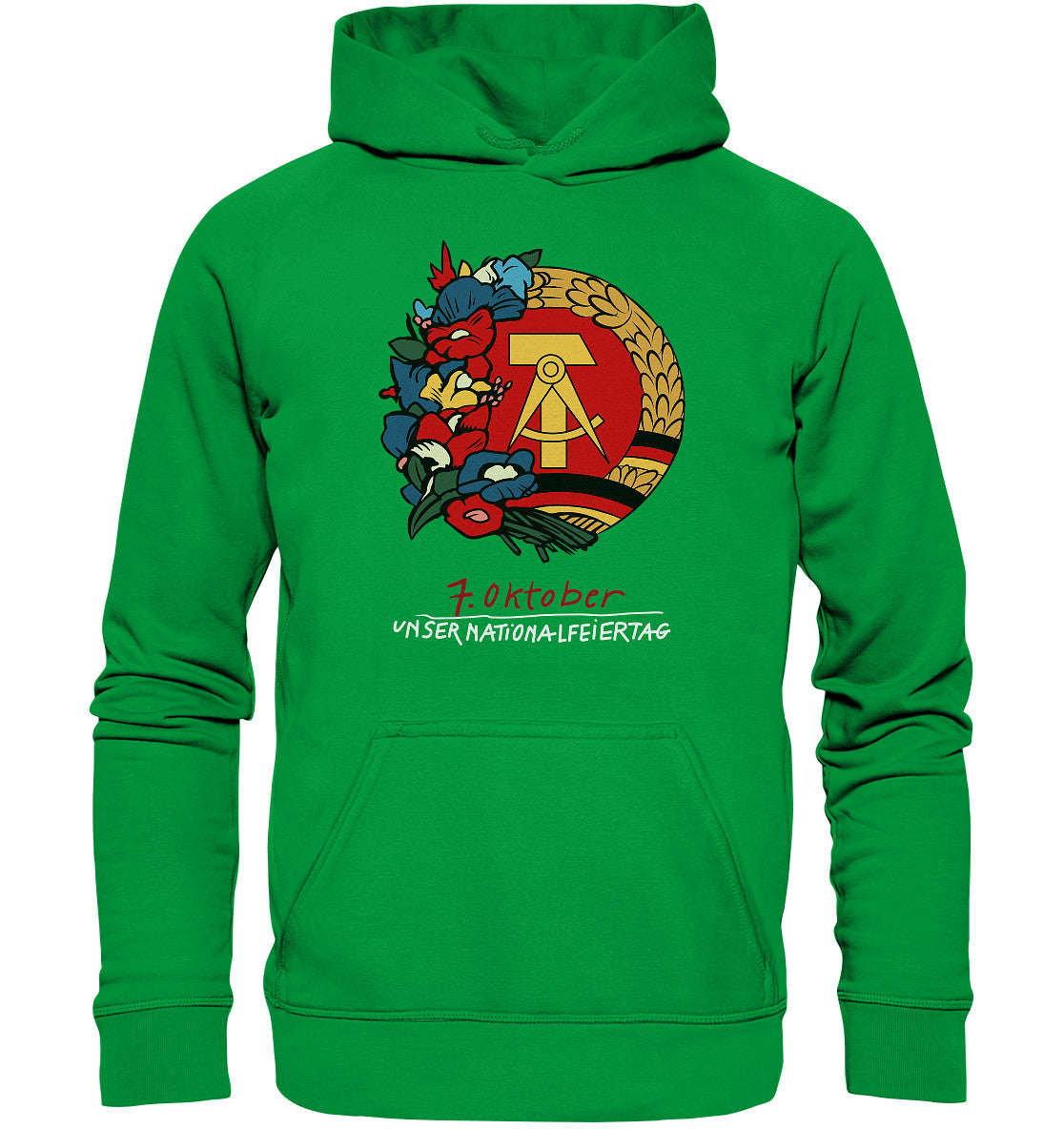 DDR Ostalgie Kapuze / Hoodie Unisex • 7. OKTOBER - DDR-NATIONALFEIERTAG