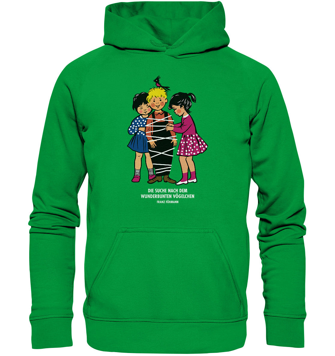 DDR Ostalgie Kapuze / Hoodie Unisex • DIE SUCHE NACH DEM WUNDERBUNTEN VÖGELCHEN
