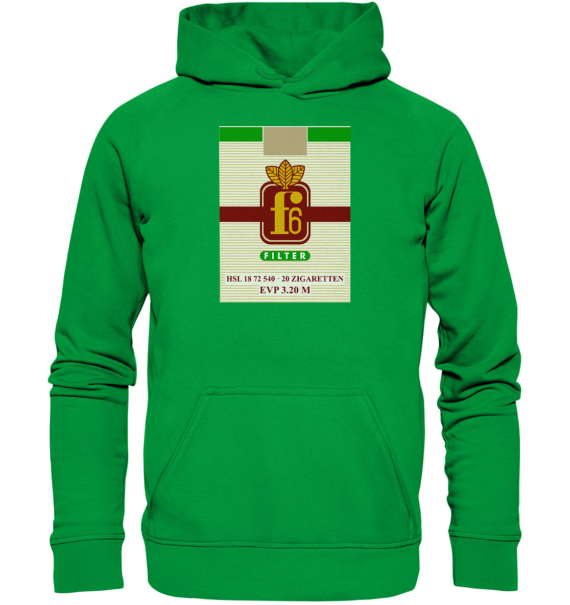 DDR Ostalgie Kapuze / Hoodie Unisex • F6 FILTER ZIGARETTEN