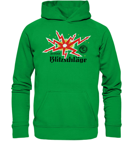 DDR Ostalgie Kapuze / Hoodie Unisex • BLITZSCHLÄGE BÖLLER