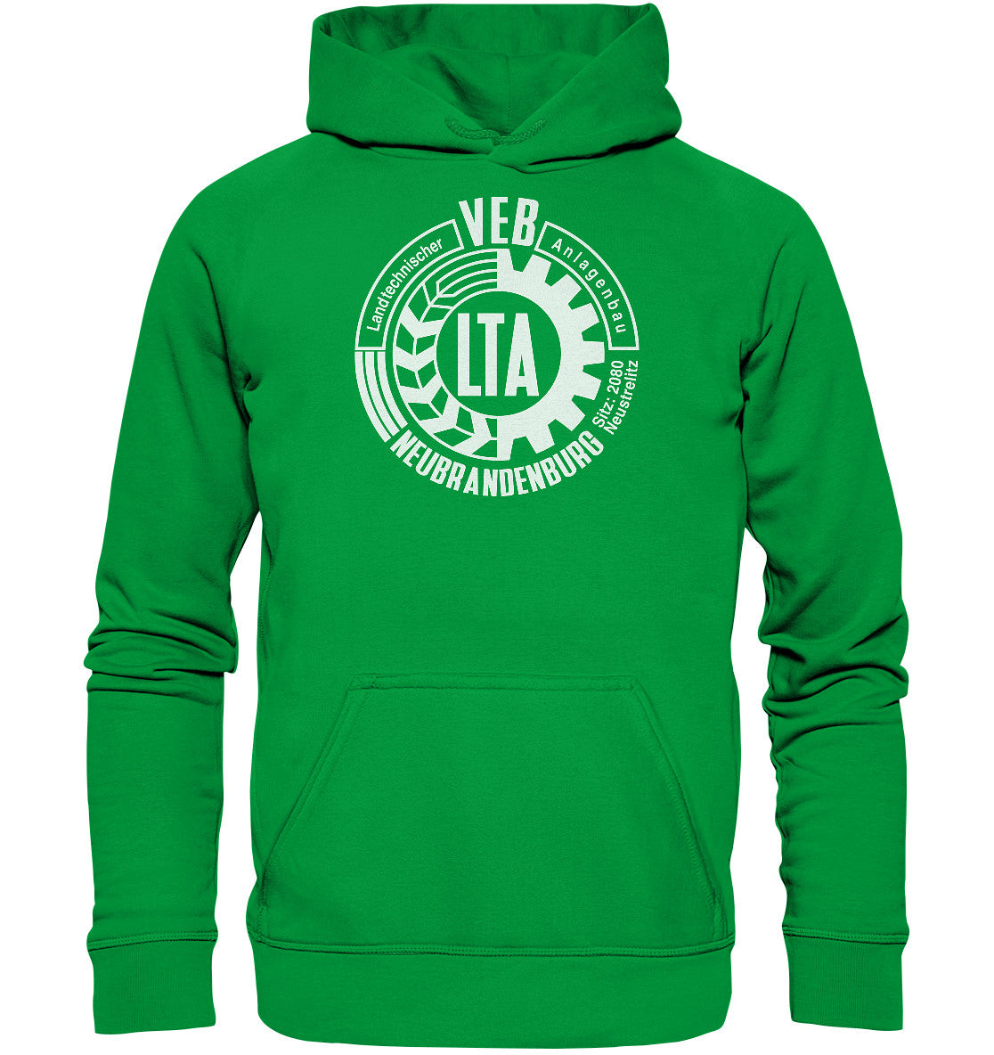 DDR Ostalgie Kapuze / Hoodie Unisex • VEB LANDTECHNISCHER ANLAGENBAU NEUBRANDENBURG