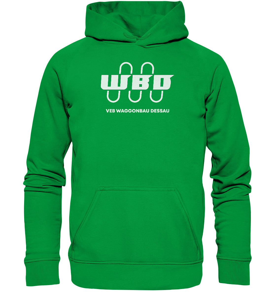 DDR Ostalgie Kapuze / Hoodie Unisex • VEB WAGGONBAU DESSAU