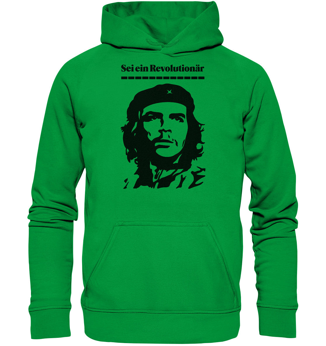 DDR Ostalgie Kapuze / Hoodie Unisex • SEI EIN REVOLUTIONÄR - CHE GUEVARA (DDR ORIGINAL-PLAKAT)