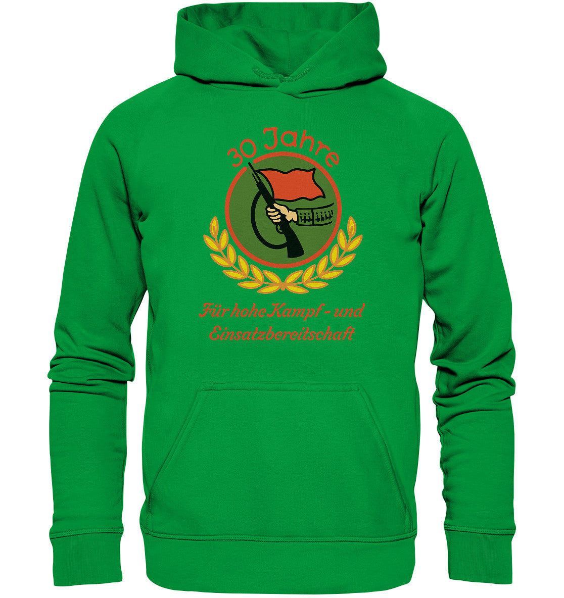 DDR Ostalgie Kapuze / Hoodie Unisex • 30 JAHRE KAMPFGRUPPEN