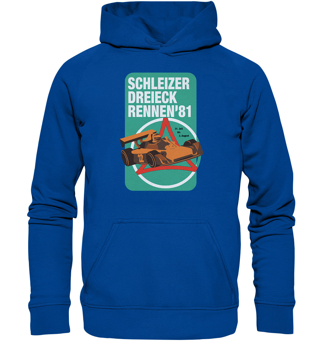 DDR Ostalgie Kapuze / Hoodie Unisex • SCHLEIZER DREIECK-RENNEN 1981