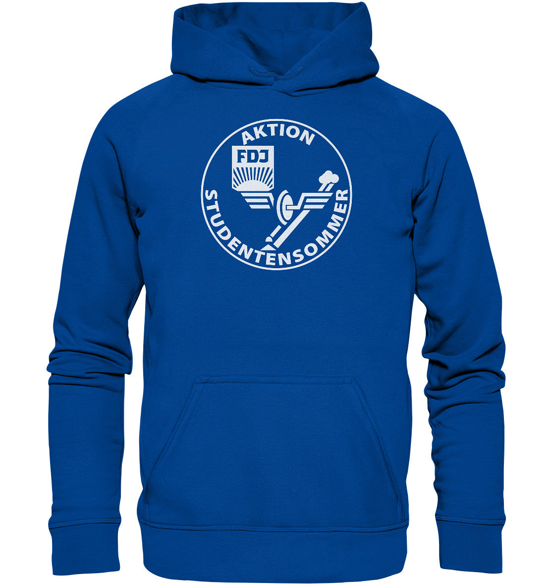 DDR Ostalgie Kapuze / Hoodie Unisex • FDJ AKTION STUDENTENSOMMER
