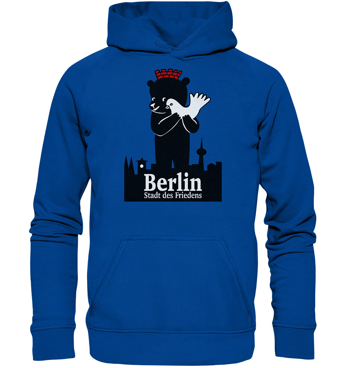 DDR Ostalgie Kapuze / Hoodie Unisex • BERLIN - STADT DES FRIEDENS - PLAKAT 1984