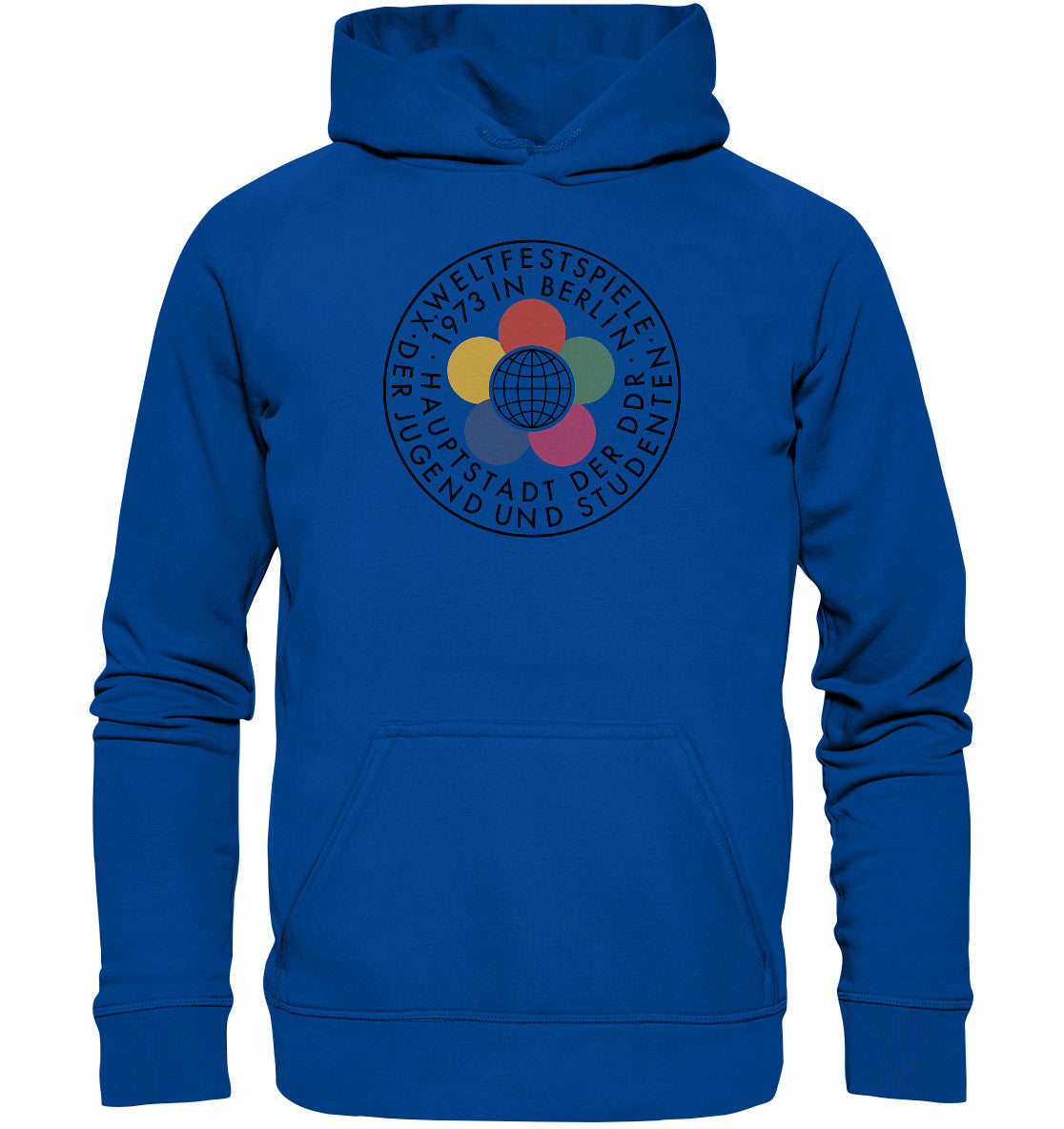 DDR Ostalgie Kapuze / Hoodie Unisex • WELTFESTSPIELE 1973 - HELL