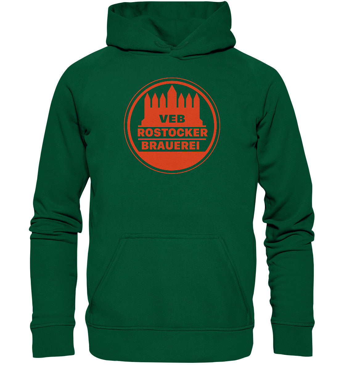 DDR Ostalgie Kapuze / Hoodie Unisex • VEB ROSTOCKER BRAUEREI