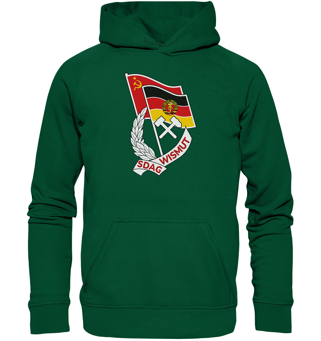 DDR Ostalgie Kapuze / Hoodie Unisex • ORDEN SDAG WISMUT