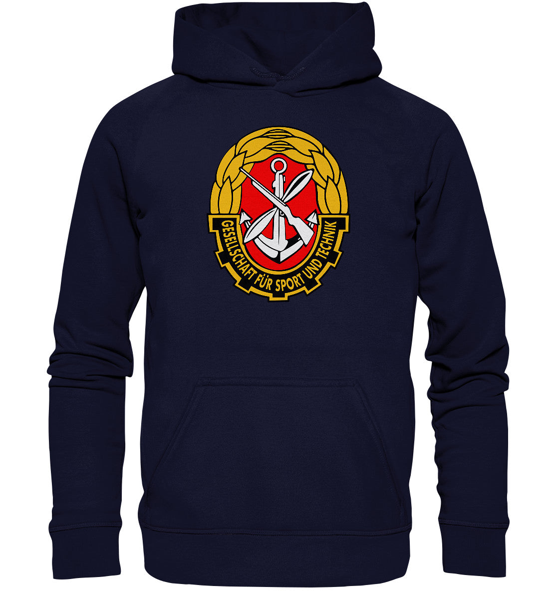 DDR Ostalgie Kapuze / Hoodie Unisex • GESELLSCHAFT FÜR SPORT UND TECHNIK