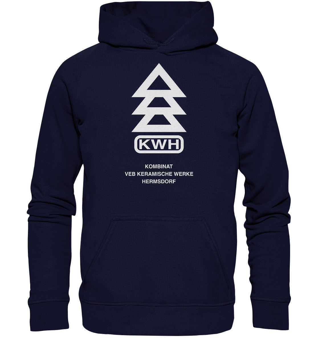 DDR Ostalgie Kapuze / Hoodie Unisex • VEB KOMBINAT KERAMISCHE WERKE HERMSDORF