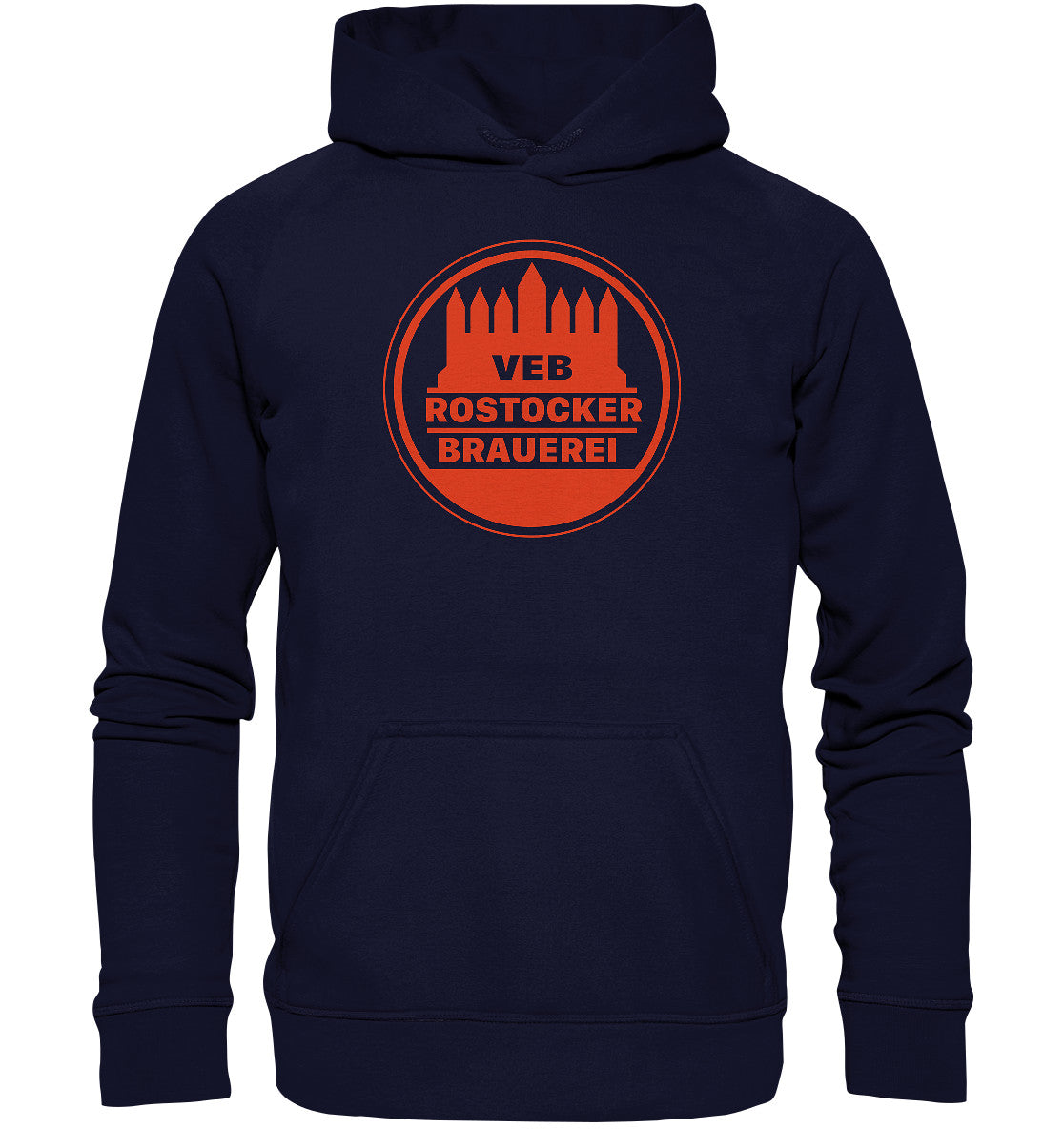 DDR Ostalgie Kapuze / Hoodie Unisex • VEB ROSTOCKER BRAUEREI