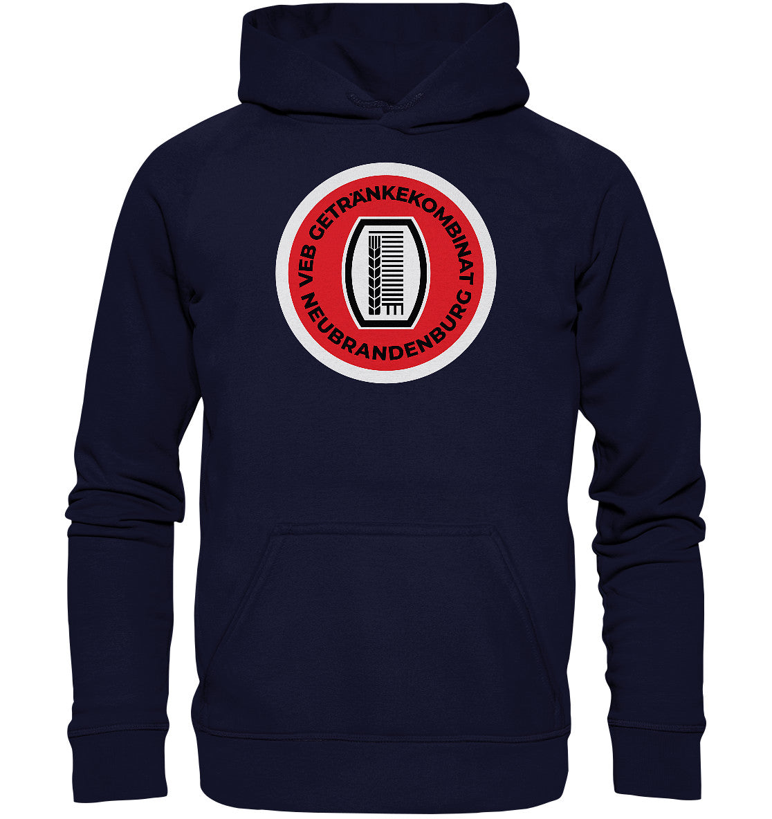 DDR Ostalgie Kapuze / Hoodie Unisex • VEB GETRÄNKEKOMBINAT NEUBRANDENBURG