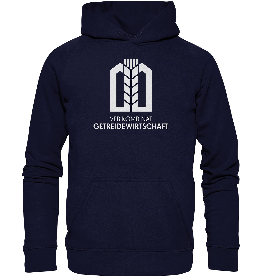 DDR Ostalgie Kapuze / Hoodie Unisex • VEB KOMBINAT GETREIDEWIRTSCHAFT