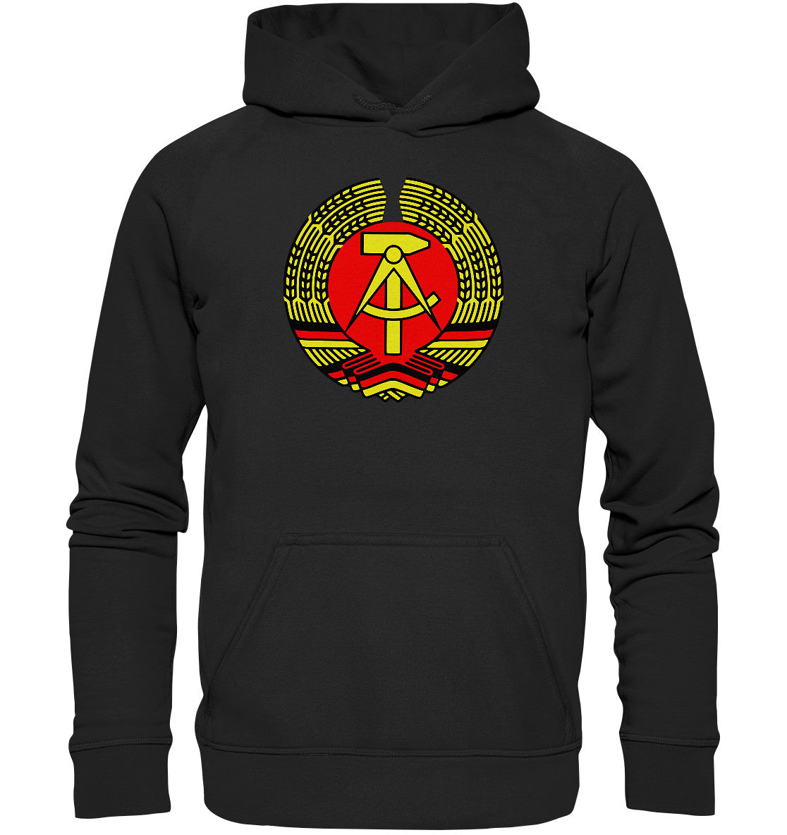 DDR Ostalgie Kapuze / Hoodie Unisex • DDR EMBLEM