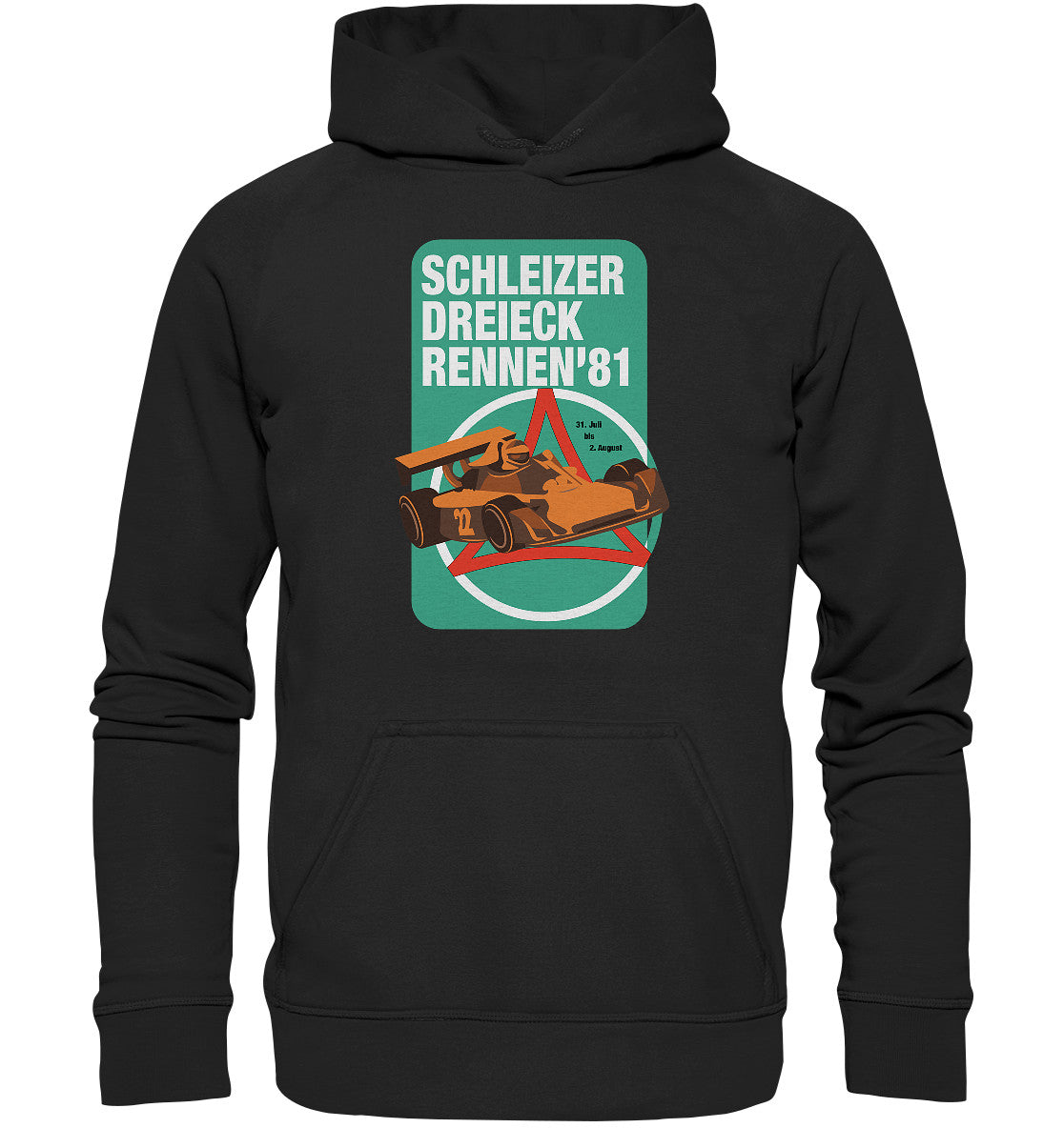 DDR Ostalgie Kapuze / Hoodie Unisex • SCHLEIZER DREIECK-RENNEN 1981