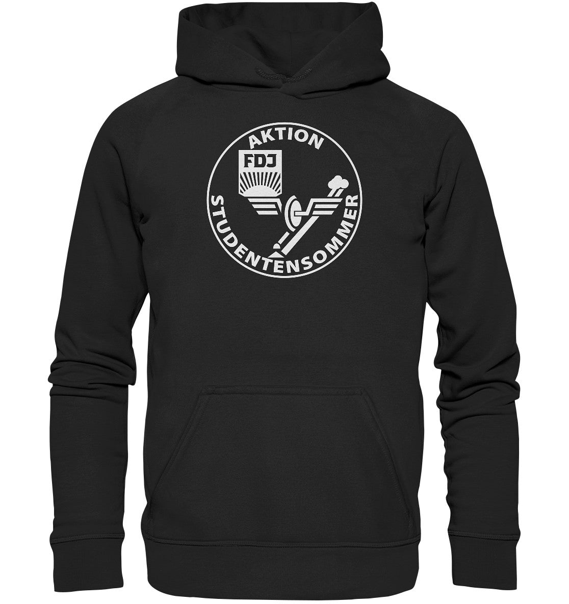 DDR Ostalgie Kapuze / Hoodie Unisex • FDJ AKTION STUDENTENSOMMER