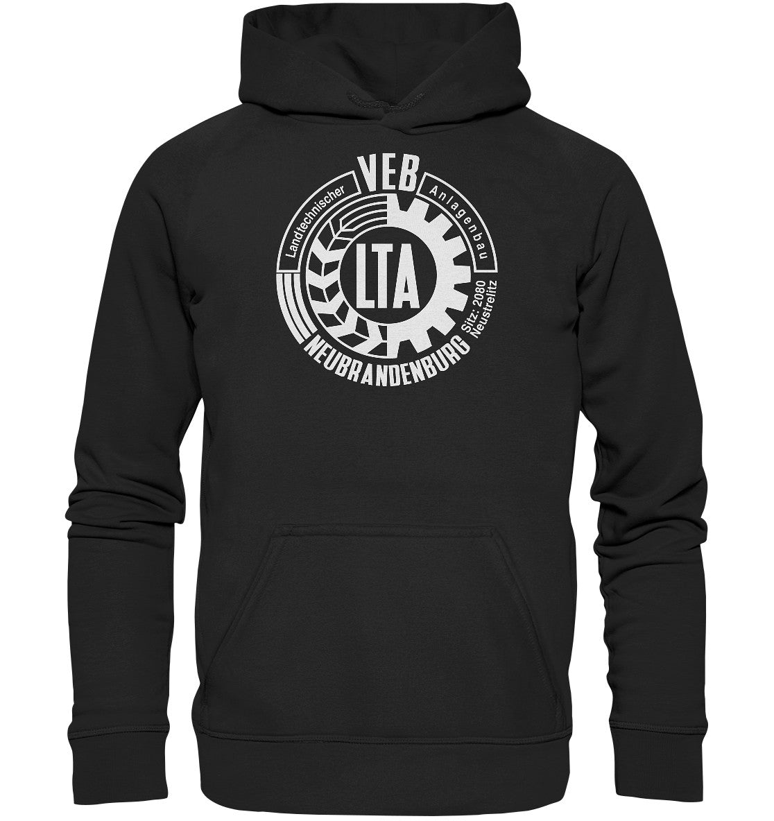 DDR Ostalgie Kapuze / Hoodie Unisex • VEB LANDTECHNISCHER ANLAGENBAU NEUBRANDENBURG