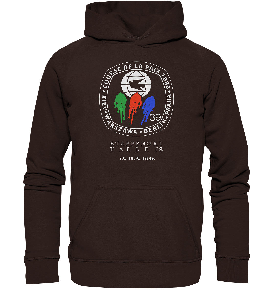 DDR Ostalgie Kapuze / Hoodie Unisex • 39. FRIEDENSFAHRT - 1986