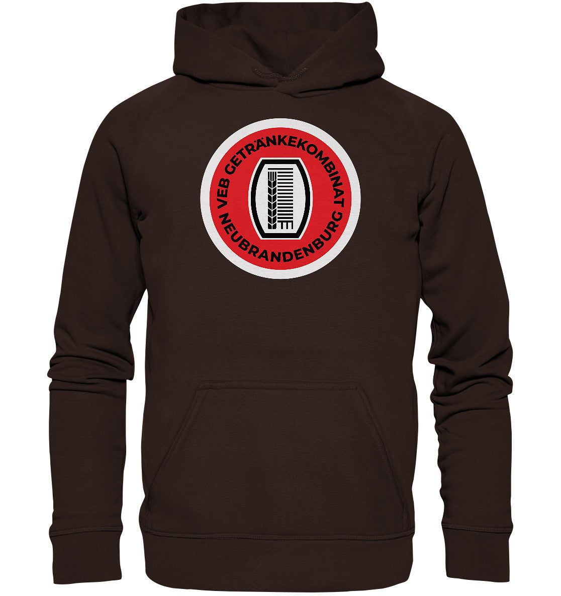DDR Ostalgie Kapuze / Hoodie Unisex • VEB GETRÄNKEKOMBINAT NEUBRANDENBURG