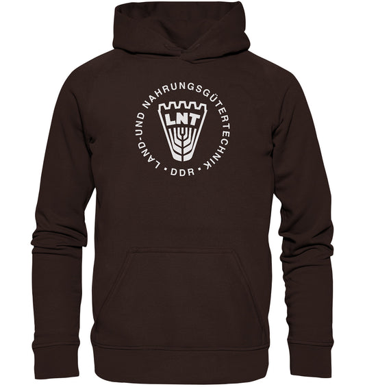 DDR Ostalgie Kapuze / Hoodie Unisex • DDR LAND- UND NAHRUNGSGÜTERTECHNIK