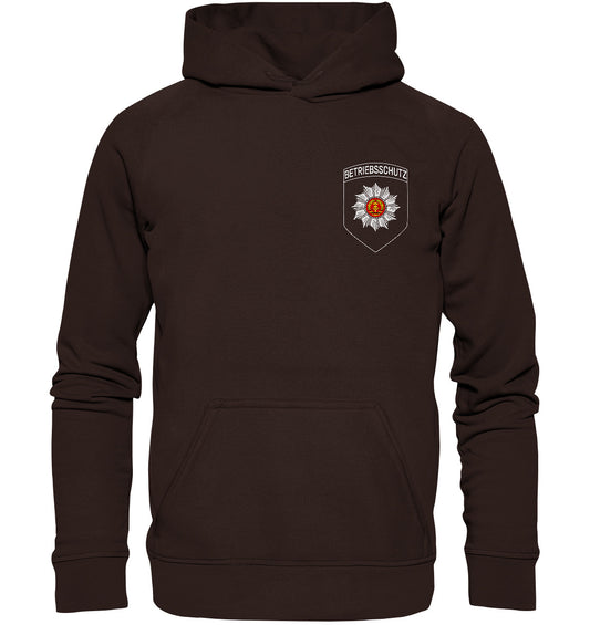 DDR Ostalgie Kapuze / Hoodie Unisex • BETRIEBSSCHUTZ BADGE