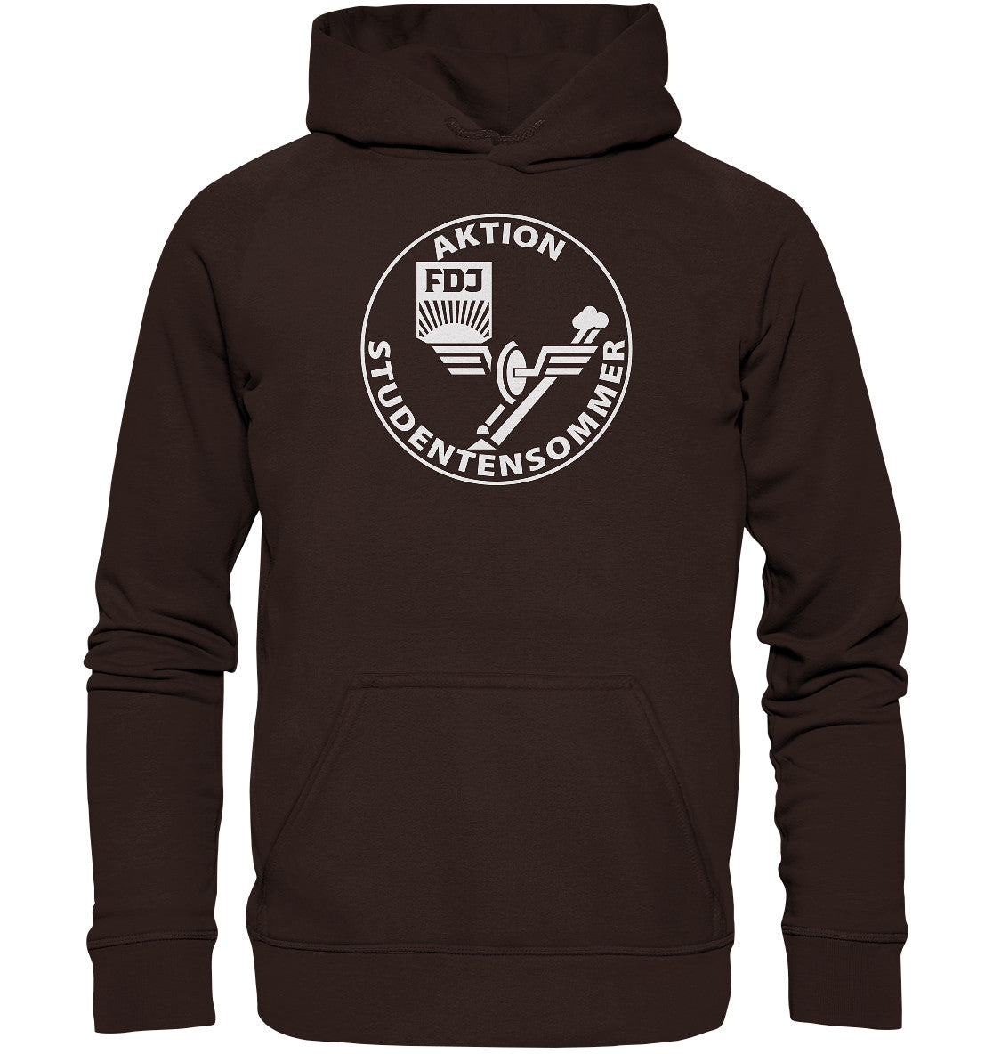 DDR Ostalgie Kapuze / Hoodie Unisex • FDJ AKTION STUDENTENSOMMER
