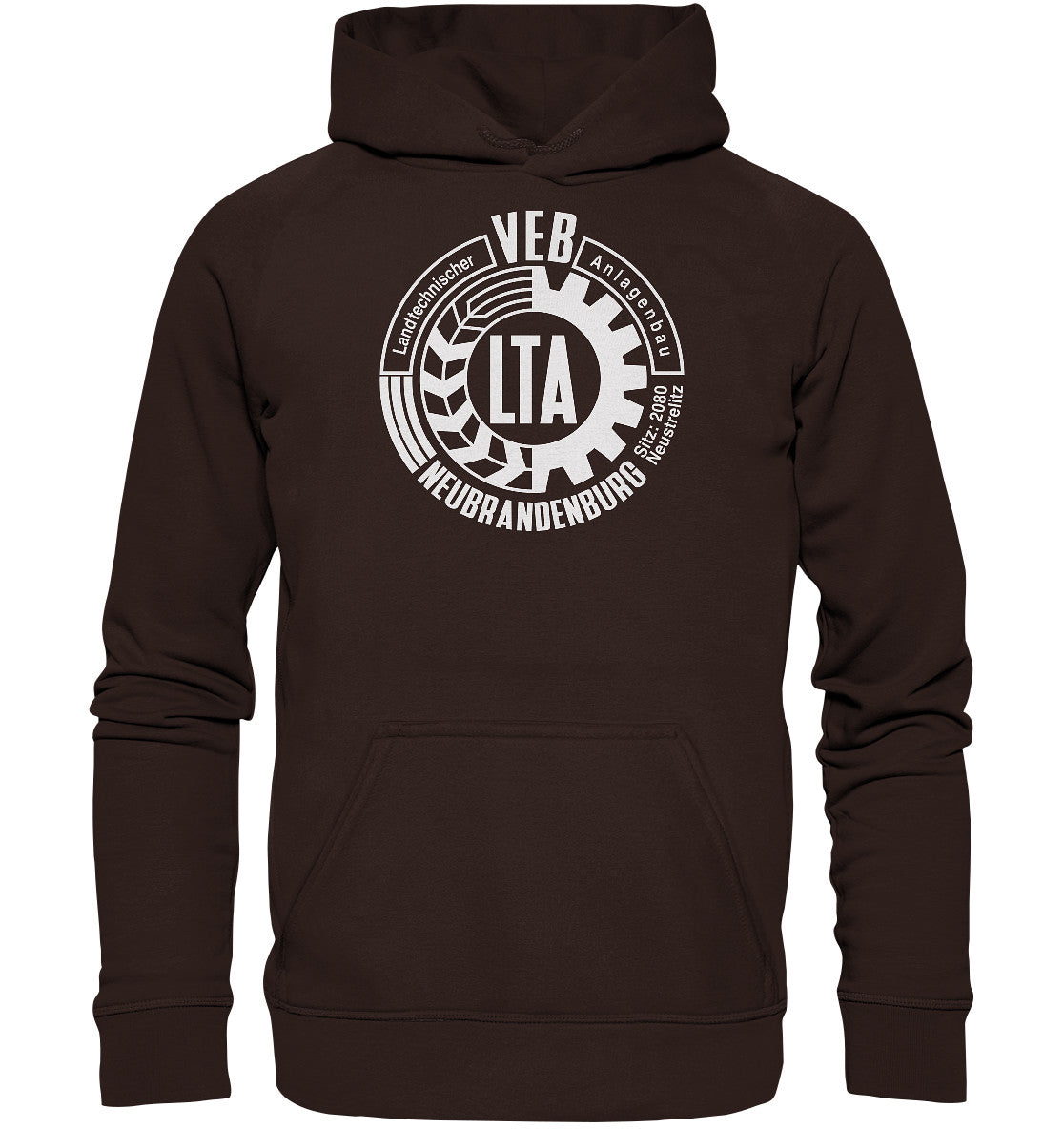 DDR Ostalgie Kapuze / Hoodie Unisex • VEB LANDTECHNISCHER ANLAGENBAU NEUBRANDENBURG