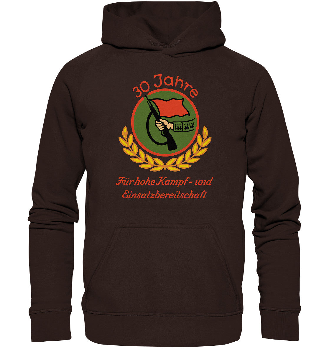 DDR Ostalgie Kapuze / Hoodie Unisex • 30 JAHRE KAMPFGRUPPEN