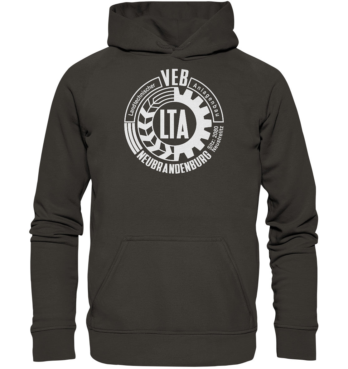 DDR Ostalgie Kapuze / Hoodie Unisex • VEB LANDTECHNISCHER ANLAGENBAU NEUBRANDENBURG