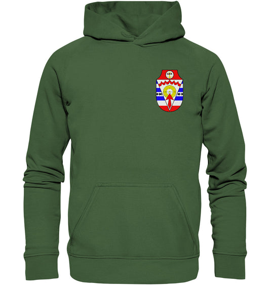 DDR Ostalgie Kapuze / Hoodie Unisex • DDR GRENZBRIGADE KÜSTE BRUST BADGE