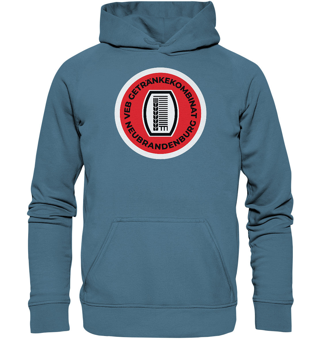 DDR Ostalgie Kapuze / Hoodie Unisex • VEB GETRÄNKEKOMBINAT NEUBRANDENBURG
