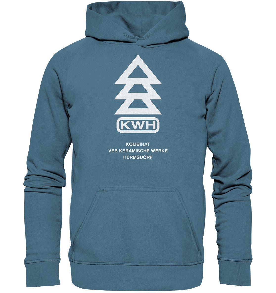 DDR Ostalgie Kapuze / Hoodie Unisex • VEB KOMBINAT KERAMISCHE WERKE HERMSDORF