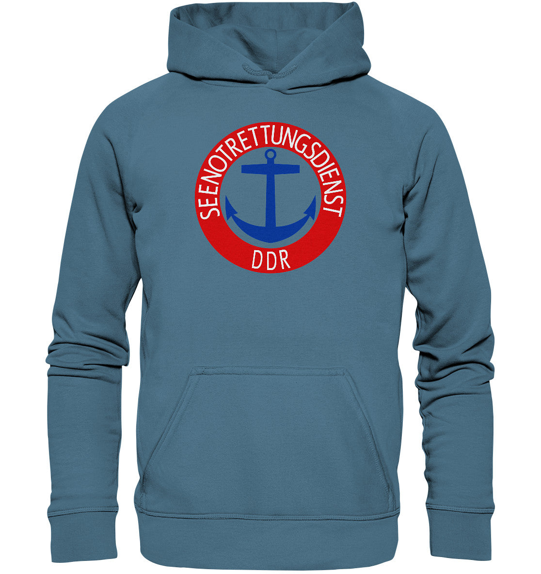 DDR Ostalgie Kapuze / Hoodie Unisex • SEENOTRETTUNGSDIENST DER DDR