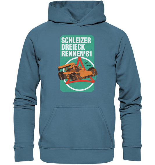 DDR Ostalgie Kapuze / Hoodie Unisex • SCHLEIZER DREIECK-RENNEN 1981