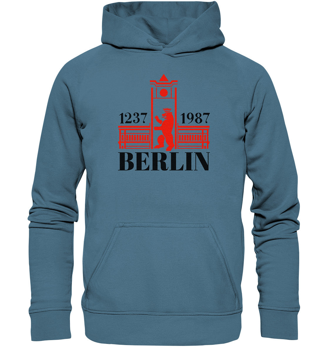 DDR Ostalgie Kapuze / Hoodie Unisex • BERLIN 1237-1987