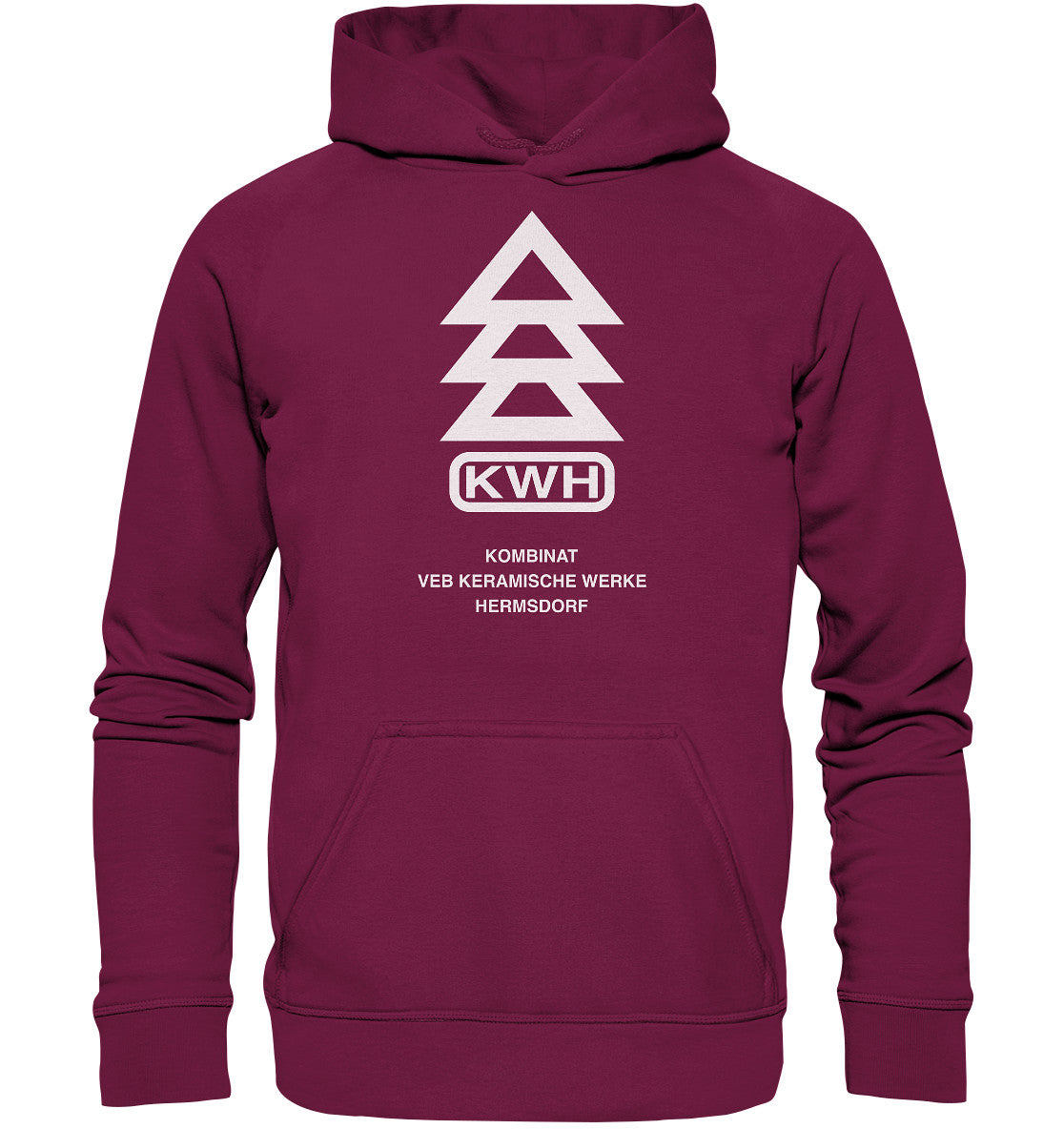 DDR Ostalgie Kapuze / Hoodie Unisex • VEB KOMBINAT KERAMISCHE WERKE HERMSDORF