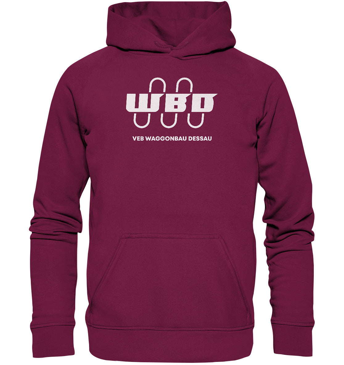 DDR Ostalgie Kapuze / Hoodie Unisex • VEB WAGGONBAU DESSAU