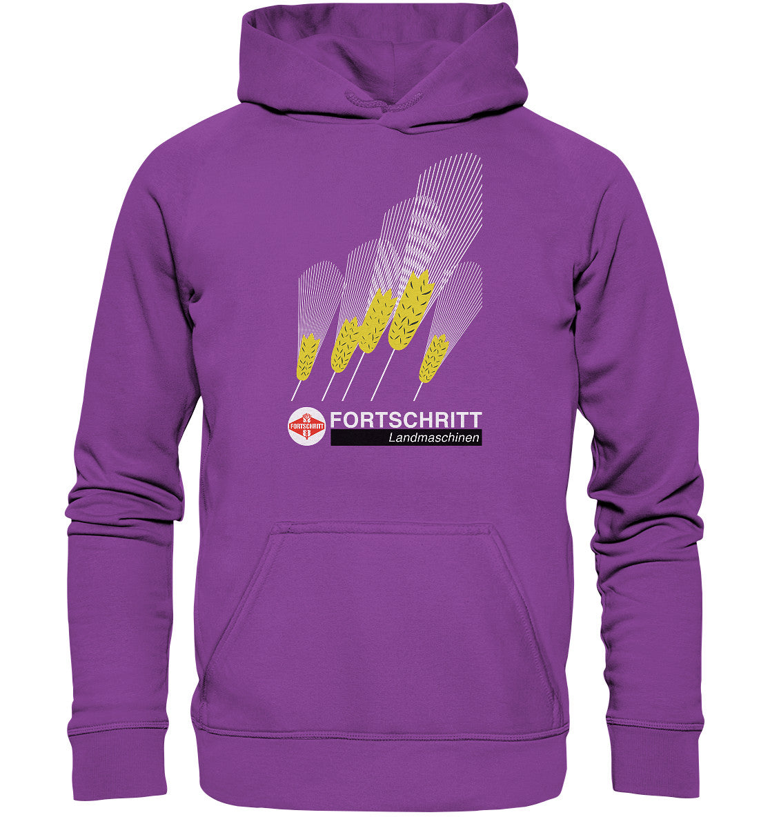DDR Ostalgie Kapuze / Hoodie Unisex • FORTSCHRITT LANDMASCHINEN - PLAKATMOTIV