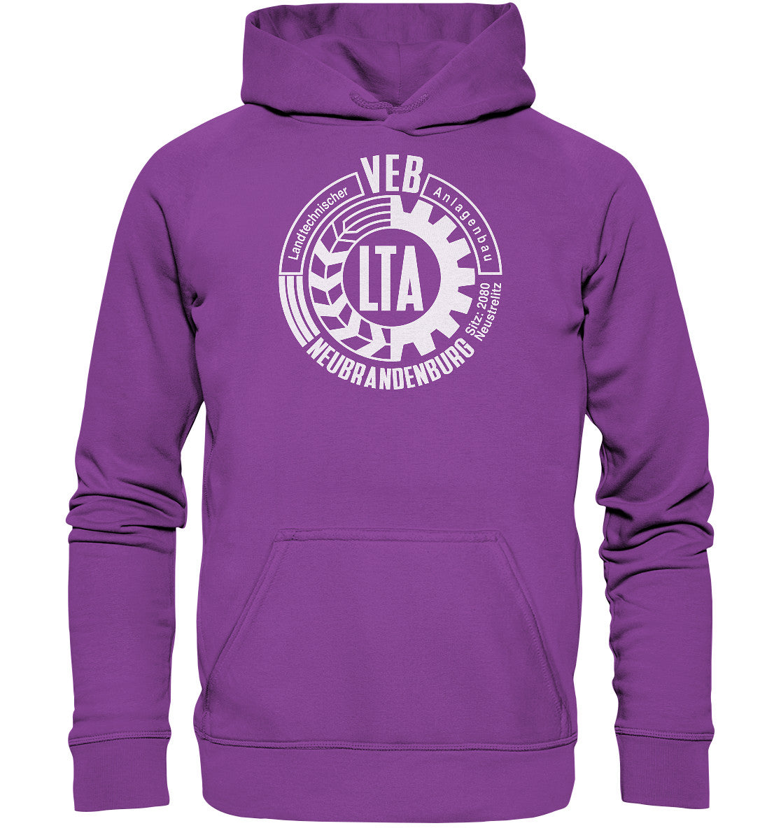 DDR Ostalgie Kapuze / Hoodie Unisex • VEB LANDTECHNISCHER ANLAGENBAU NEUBRANDENBURG