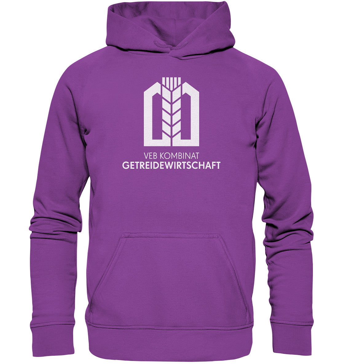 DDR Ostalgie Kapuze / Hoodie Unisex • VEB KOMBINAT GETREIDEWIRTSCHAFT
