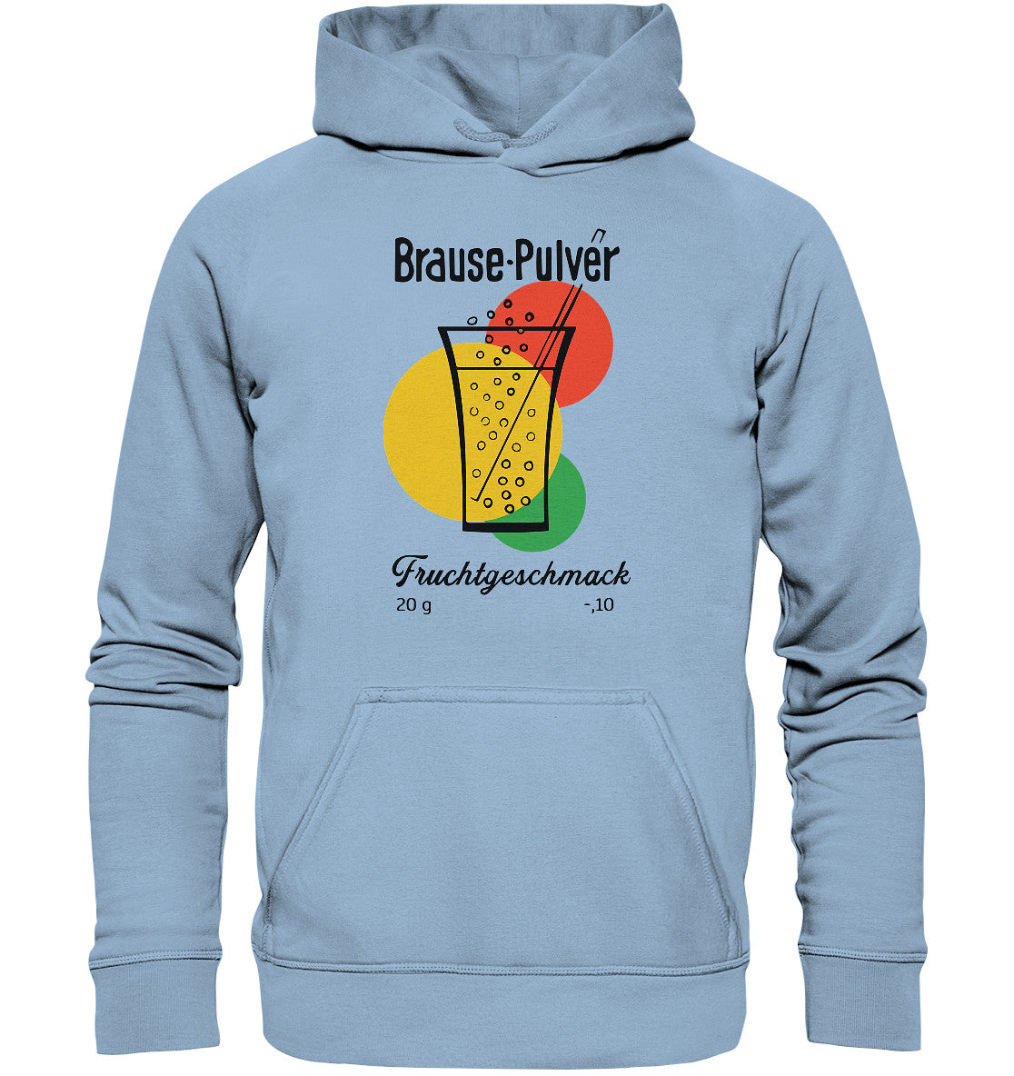 DDR Ostalgie Kapuze / Hoodie Unisex • BRAUSE-PULVER FRUCHTGESCHMACK