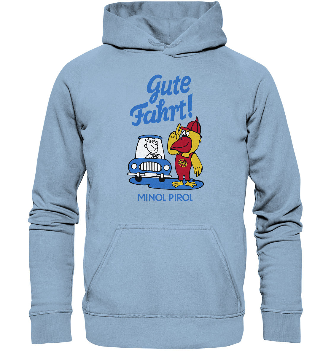 DDR Ostalgie Kapuze / Hoodie Unisex • GUTE FAHRT! MINOL PIROL
