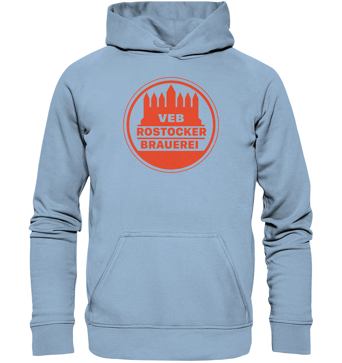 DDR Ostalgie Kapuze / Hoodie Unisex • VEB ROSTOCKER BRAUEREI