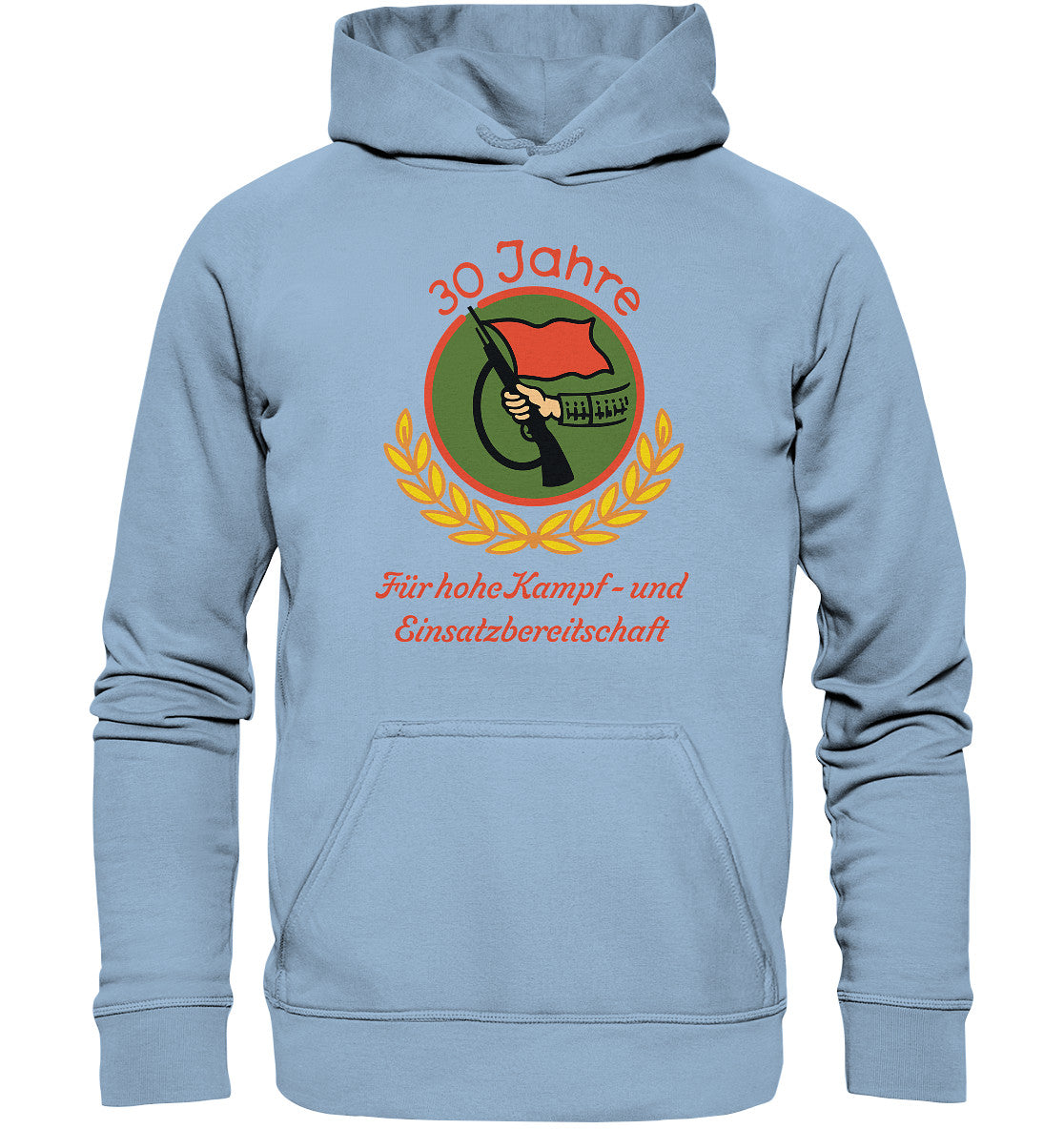 DDR Ostalgie Kapuze / Hoodie Unisex • 30 JAHRE KAMPFGRUPPEN