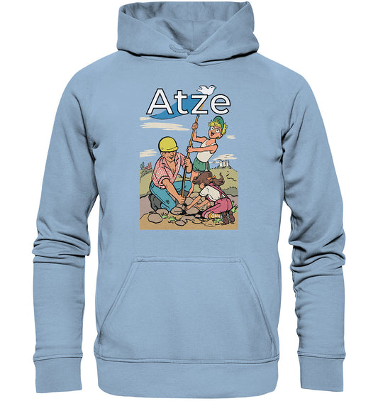 DDR Ostalgie Kapuze / Hoodie Unisex • ATZE - TITEL FRIEDENSFLAGGE