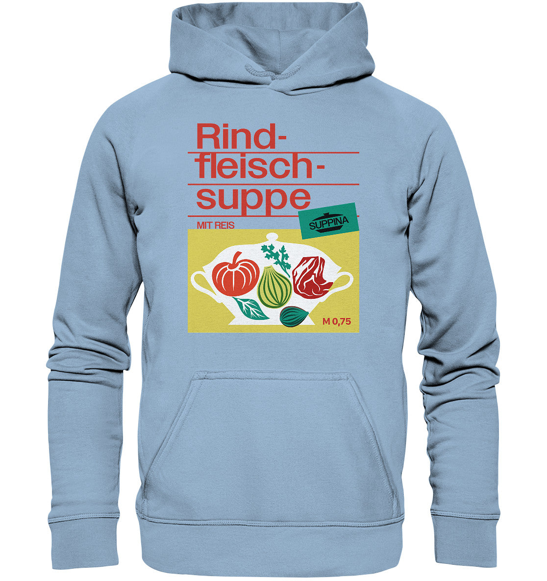 DDR Ostalgie Kapuze / Hoodie Unisex • RINDFLEISCHSUPPE SUPPINA