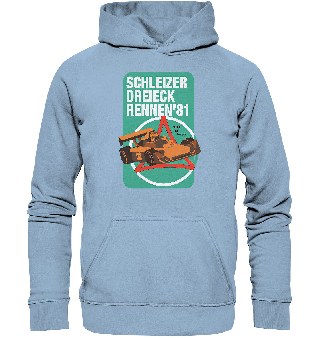 DDR Ostalgie Kapuze / Hoodie Unisex • SCHLEIZER DREIECK-RENNEN 1981