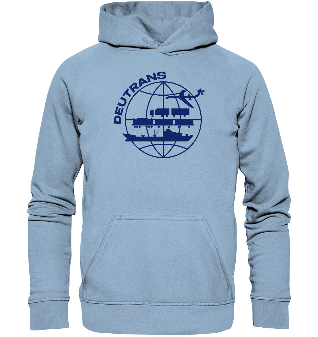 DDR Ostalgie Kapuze / Hoodie Unisex • DEUTRANS - DEUTSCH-RUSSISCHE TRANSPORT-AKTIENGESELLSCHAFT